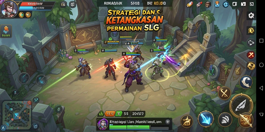 Gameplay menarik dan penuh tantangan dalam 5RT.