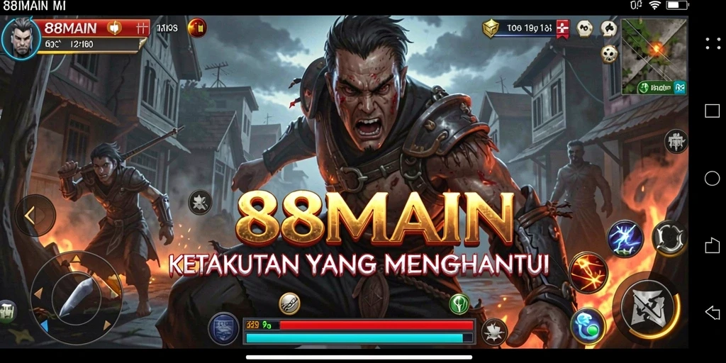 Tampilan mendebarkan dari gameplay horror 88MAIN yang mencekam.