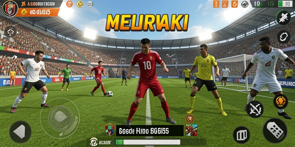 Tampilan gameplay seru dalam ASG55 dengan berbagai cabang olahraga.