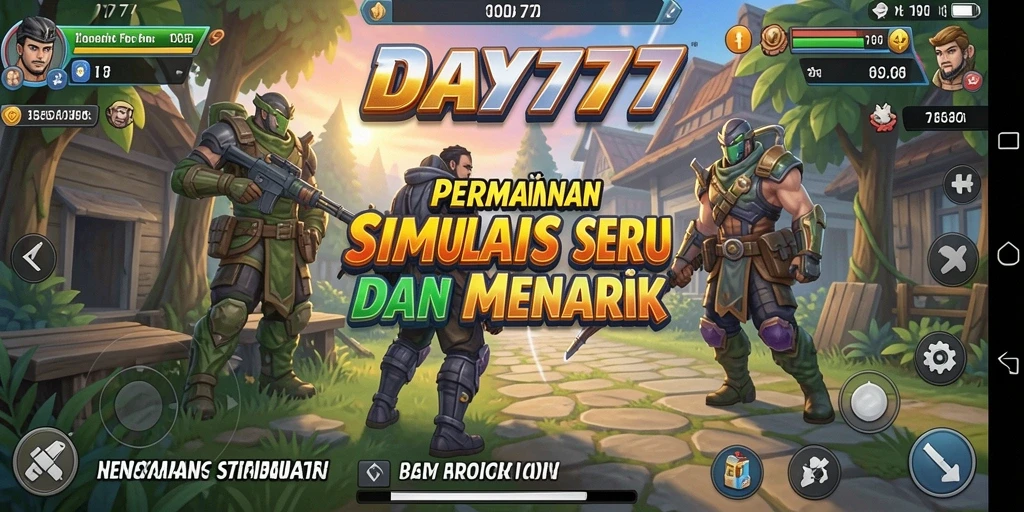Tampilan gameplay seru dan interaktif dari DAY777.