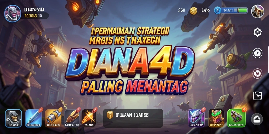 Tampilan gameplay menarik DIANA4D dengan berbagai strategi yang dapat diterapkan.
