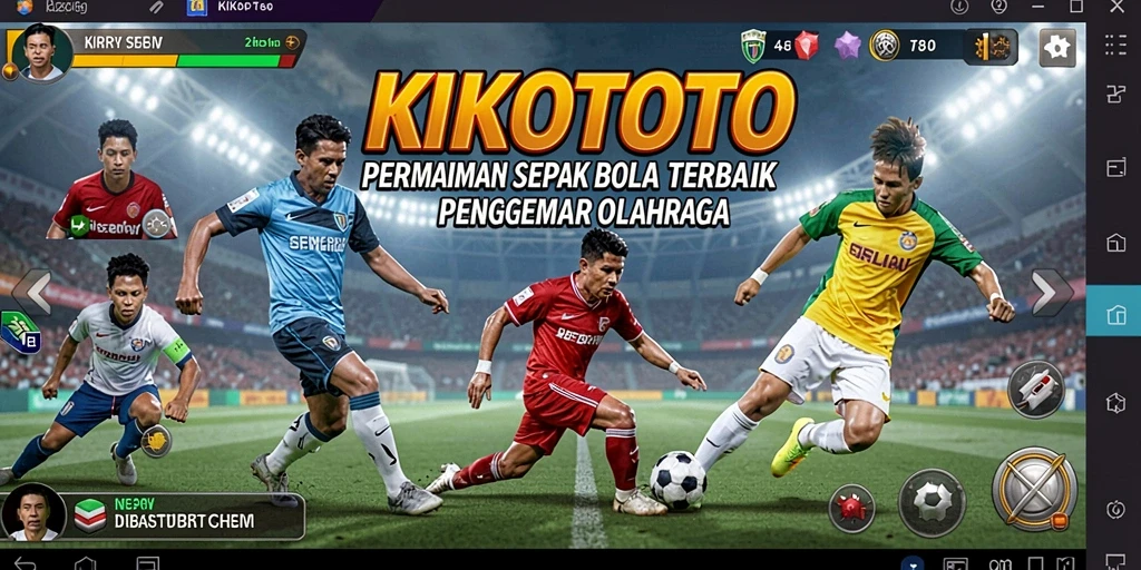 Tampilan gameplay KIKOTOTO yang mengesankan dan mendebarkan.