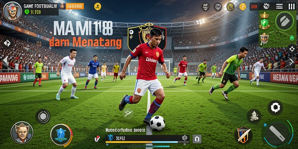 Tampilan gameplay seru di MAMI188 dengan aksi lapangan yang menegangkan.