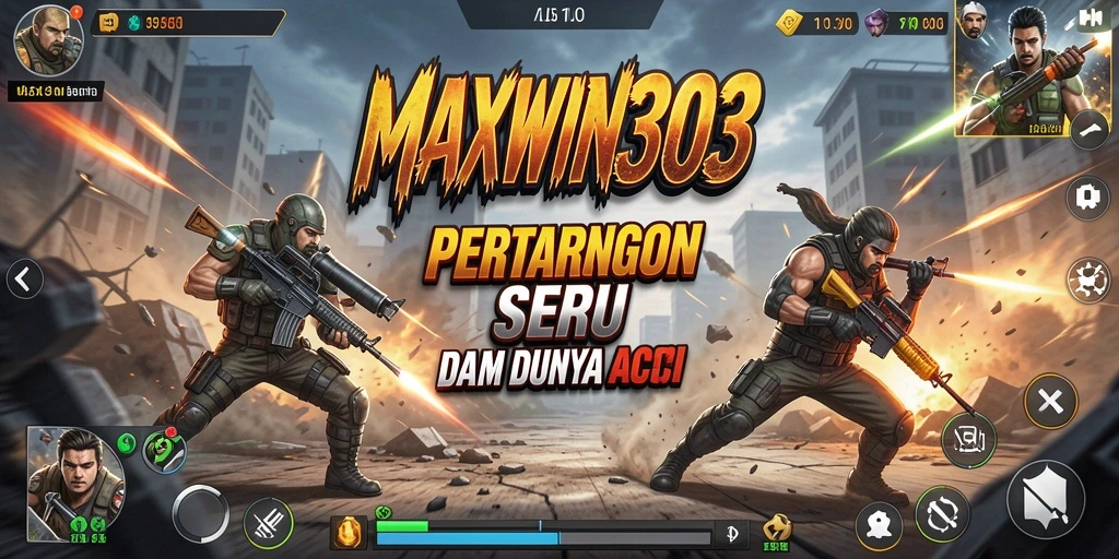 Tangkapan layar gameplay intens di MAXWIN303 dengan pertarungan yang seru.