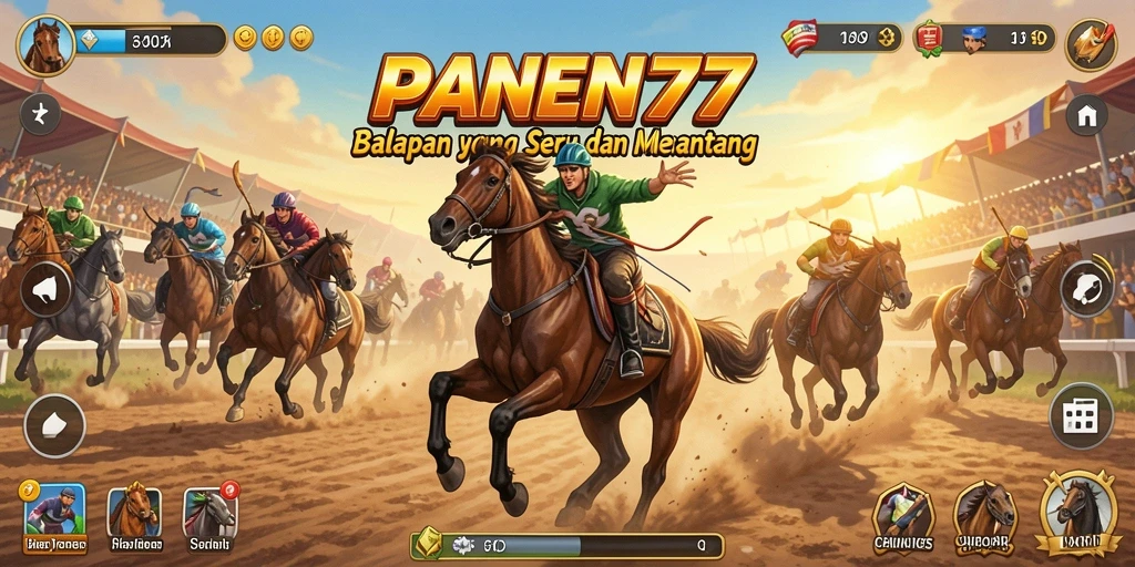 Gameplay seru dalam balapan yang menegangkan di PANEN77.