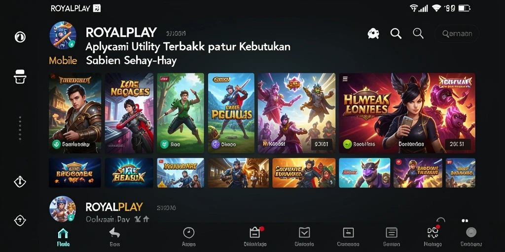 Tampilan fitur pengingat dan manajemen tugas di ROYALPLAY.