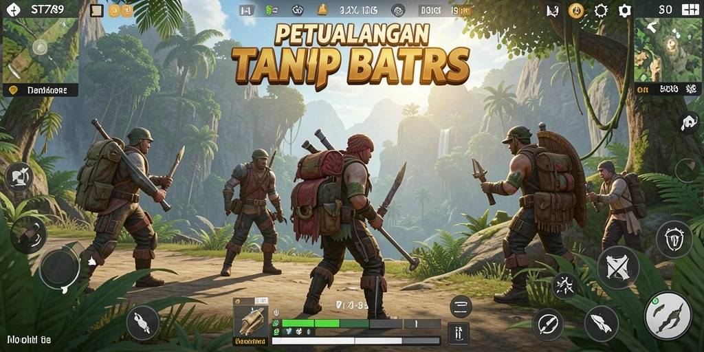 Tampilan gameplay menakjubkan dari ST789 dalam dunia terbuka.