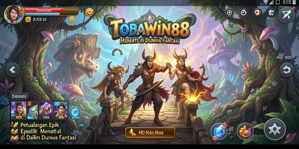 Tampilan gameplay TOBAWIN88 yang menarik dan penuh petualangan.