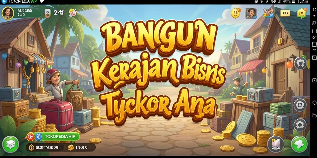 Tampilan gameplay <strong>TOKOPEDIAVIP</strong> yang menarik dan menjanjikan keseruan dalam berbisnis.